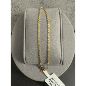 10k Solid Gold Bismark Bracelet 7in-1.6mm-NEW- BSI-ITALY~Retail $399